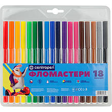 Фломастери 18кол. Centropen 7550(7790)/18