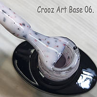 Камуфлирующая база для ногтей с шиммером Crooz Art Base №6 8мл