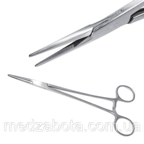 Затискач 18,5 см, судинний Birkett прямий, J-17-067, фото 1