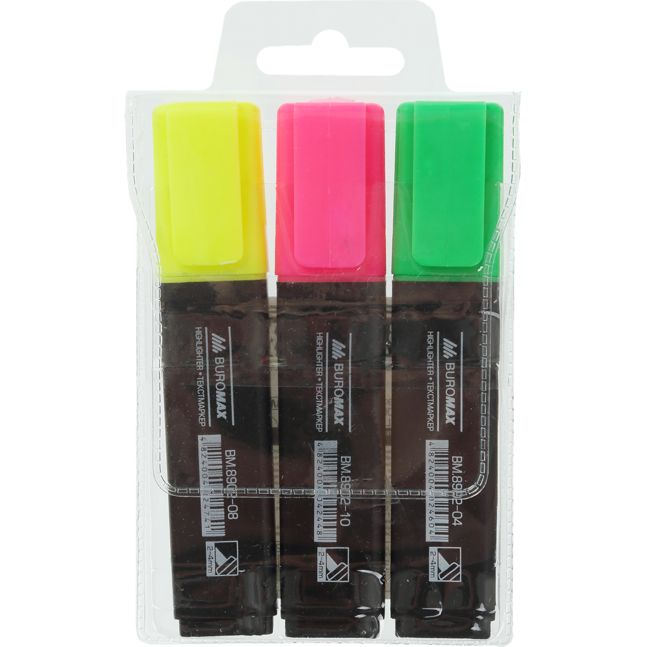 Набір маркерів 3кол. BuroMax BM.8902-93