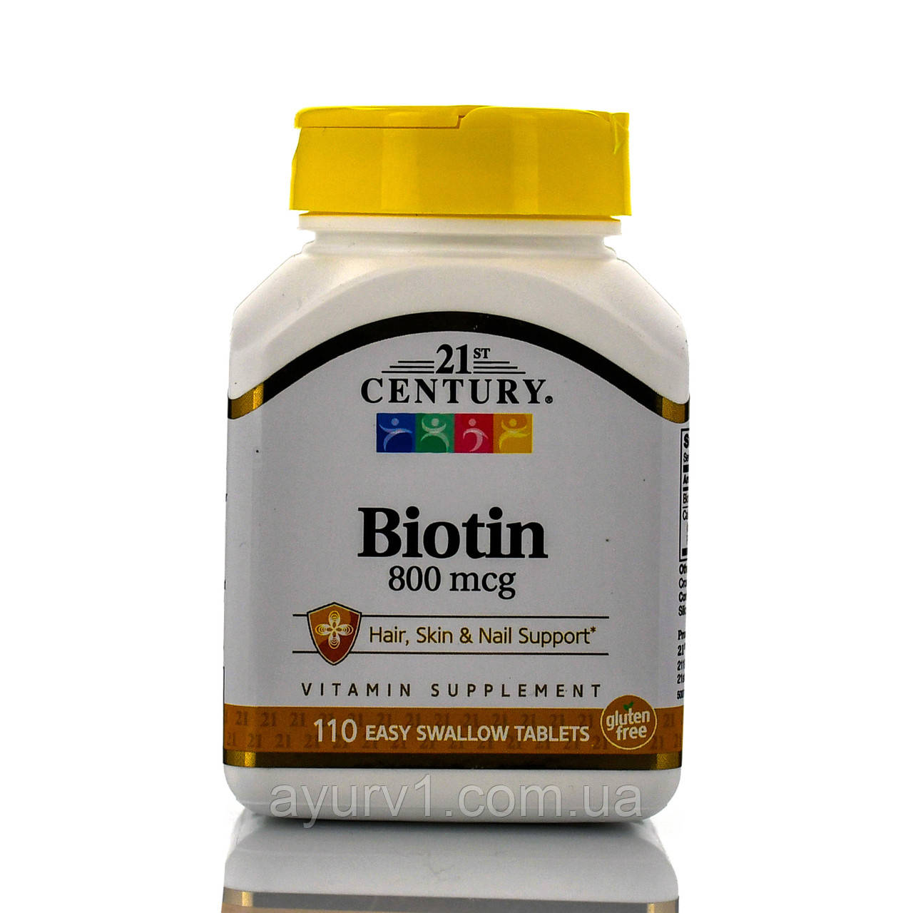 Біотін 800mcg, Biotin 21 Centry 800mcg 110tab