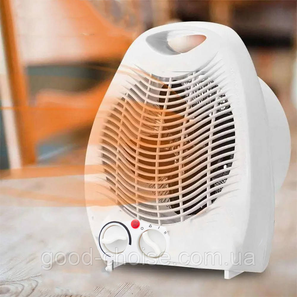 Тепловентилятор 2кВт Heater MS 5902 / Електрообігрівач спіральний / Дуйчик для дому