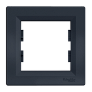 Рамка одинарна Schneider Electric Asfora Антрацит EPH5800171