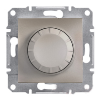 Світлорегулятор (димер) поворотний з підсвіткою 600 Вт Schneider Electric Asfora Бронза EPH6500169, фото 1