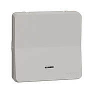 Механізм перемикача з підсвіткою IP55, білий, Mureva Styl Schneider Electric MUR39024