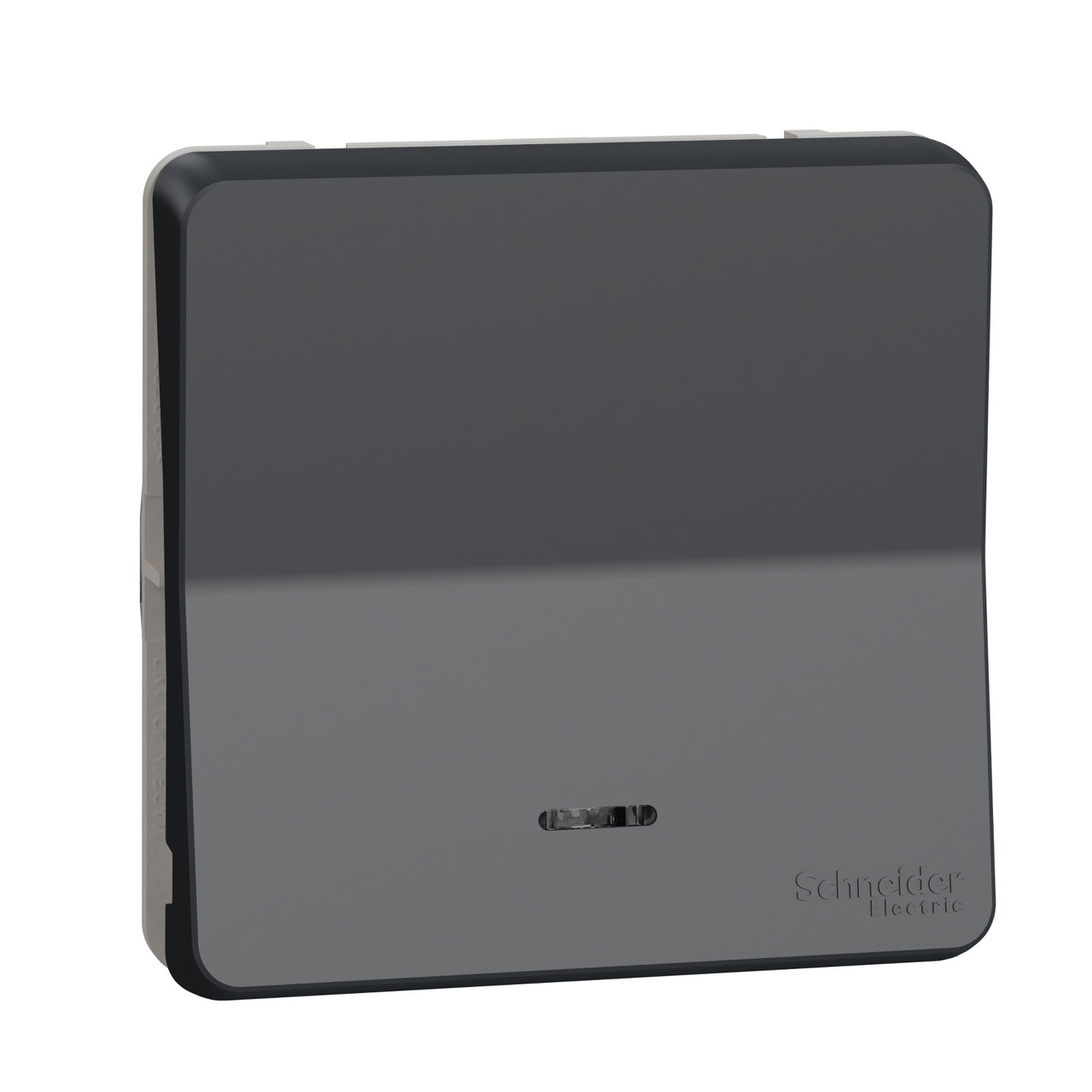 Механізм перемикача з підсвіткою IP55, чорний, Mureva Styl Schneider Electric MUR35025, фото 1