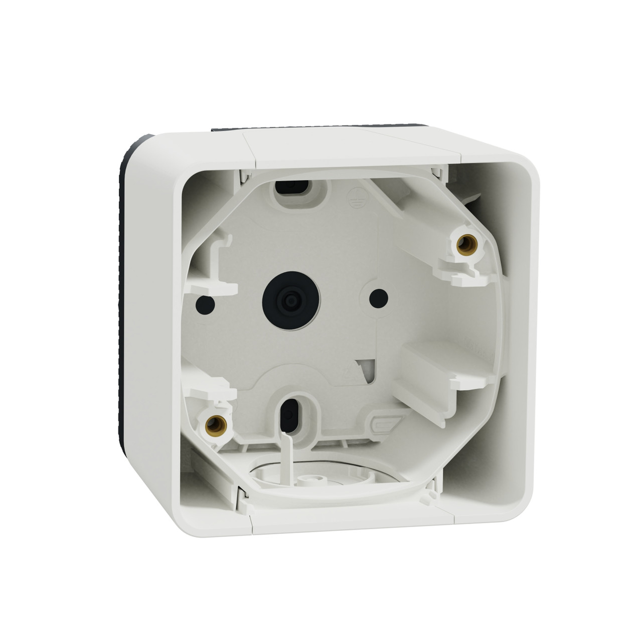 Одномісний бокс для поверхневого монтажу IP55, білий Mureva Styl Schneider Electric MUR39911, фото 1