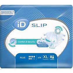 Підгузники для дорослих (120-170 см) iD Slip Plus Extra Large, 14 шт