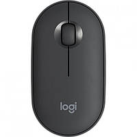 Мишка бездротова оптична Bluetooth або USB LOGITECH Pebble M350 Чорний