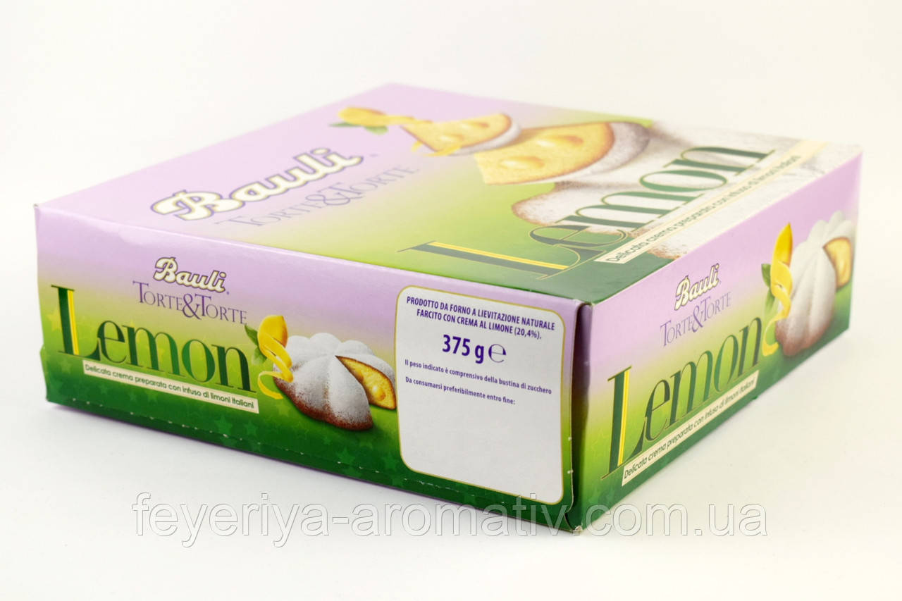Бисквит с лимонным кремом Bauli Torte&Torte Lemon 375 г Италия - фото 5 - id-p1709560199