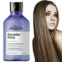 Шампунь для сияния и блеска волос L'Oreal Professionnel Serie Expert Blondifier Gloss Shampoo, 300 мл