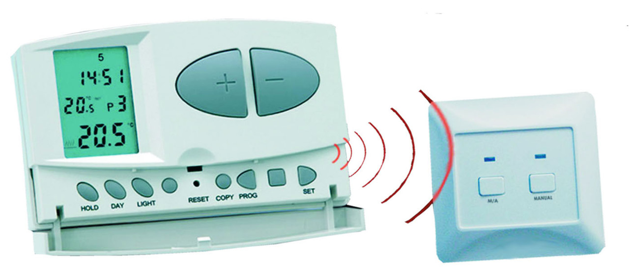 Кімнатний термостат Компютерм Q3 RF безпровідний