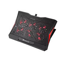 Підставка для ноутбука з кулером XTRIKE ME FN-811 2USB, Black (N019606), фото 2