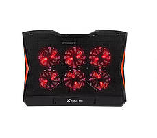 Підставка для ноутбука з кулером XTRIKE ME FN-811 2USB, Black (N019606), фото 3