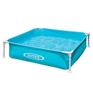 Басейн каркасний дитячий Intex 57173, 122х122х30 см, Blue, фото 1