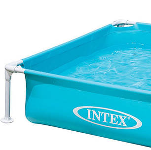Басейн каркасний дитячий Intex 57173, 122х122х30 см, Blue, фото 3