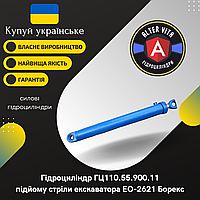 Гідроциліндр підйому стріли ЕО-2621 Борекс (ГЦ110.55.900.11)