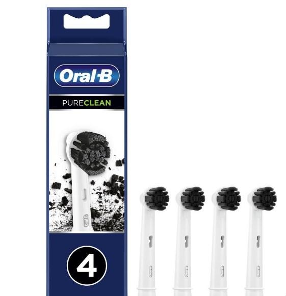 Насадки на електро щітки 4шт Braun Oral-B Precision Pure Clean EB20 Змінна насадка Орал Бі Браун Прецишн Пуре, фото 1