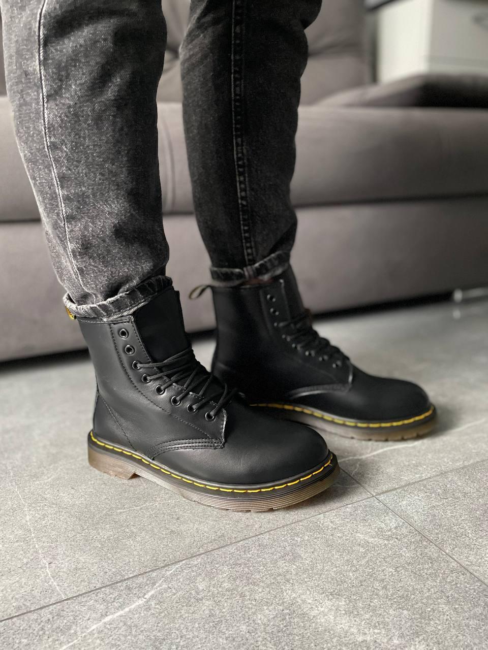 Черевики жіночі чорні демісезонні Dr.Martens 1460 (04794)