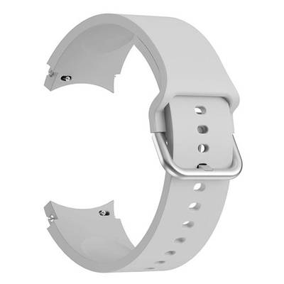 Силікон класичний ремінець для Samsung Galaxy Watch 7 / 6 / 5 pro / 5 / 4 сірий