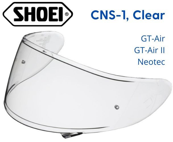 Визор CNS-1 Clear для шлемов Shoei GT-Air / GT-Air II / Neotec - фото 1 - id-p608101424