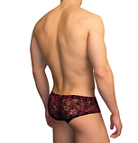 Чоловічі мереживні труси-хіпси Doreanse Туреччина Бордо, фото 2