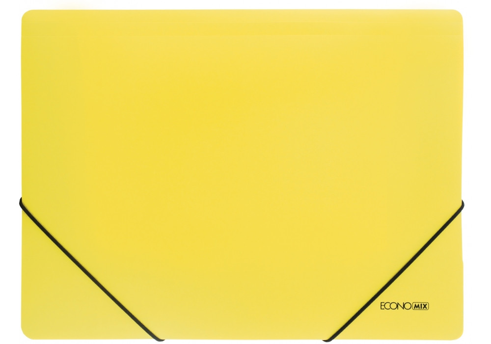 Папка на гумках А4 жовта Economix E31633-05, фото 1