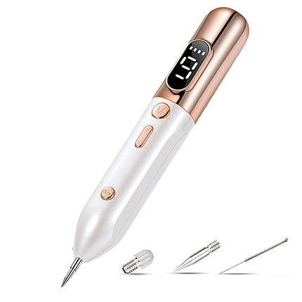 Електрокоагулятор косметологічний і плазмова ручка для видалення папілом і бородавок Swan Nano DZ-01 золотистий, фото 2