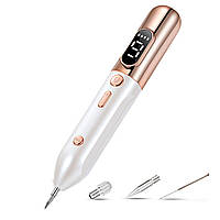 Електрокоагулятор косметологічний і плазмова ручка для видалення папілом і бородавок Swan Nano DZ-01 золотистий
