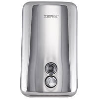 Дозатор для рідкого мила ZERIX D-1000-SUS настінний, сталевий, 1 л (ZX3247)