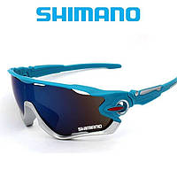 Солнцезащитные очки Shimano спортивные (Blue)