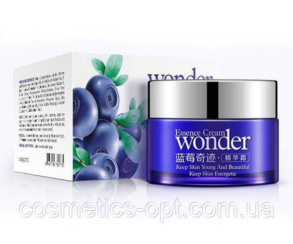 ПРИМ’ЯТА КОРОБОЧКА! Крем для обличчя з екстрактом чорниці BIOAQUA WONDER ESSENCE CREAM, 50 г, фото 1