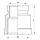 Муфта редукційна 1/2"x3/8" (хром) Koer KF.C0406.chr (KF0121), фото 3