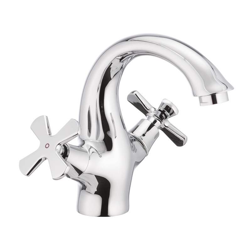 Змішувач для умивальника MIXXUS PREMIUM FOBOS 161 (Хром, Гнучке підведення) (MI0614)