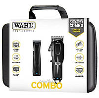 Набор парикмахерских машинок Wahl Cordless Combo Super Taper Cordless Black+Beret Stealth 08592-017H