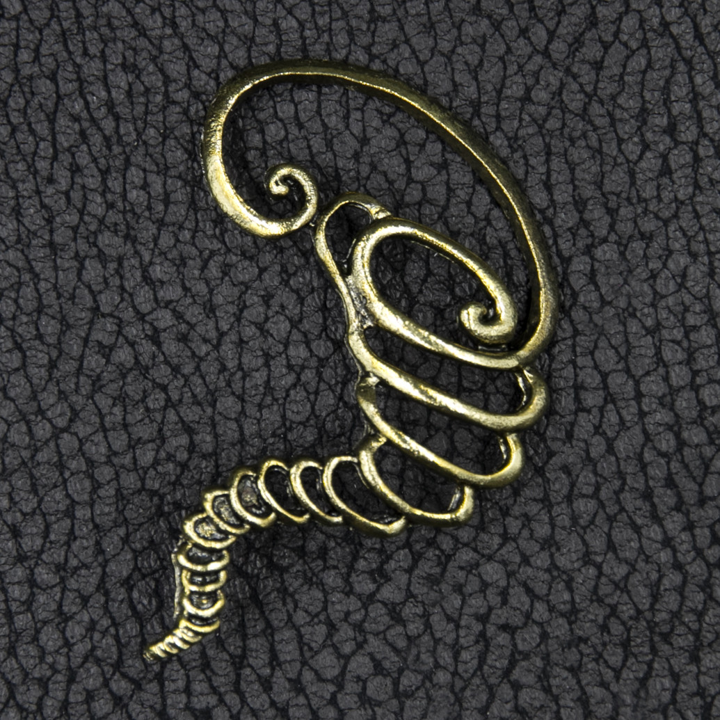 Кафа вінтаж темне золото біжутерія кручений уран стразами застібка гвоздик розмір сережки 70х45 мм - фото 1 - id-p1710075743