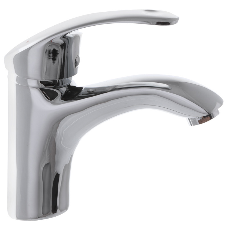 Змішувач для умивальника HAIBA MAXX 001 (HB0277) з гнучким підводом, хромований (HB0277)