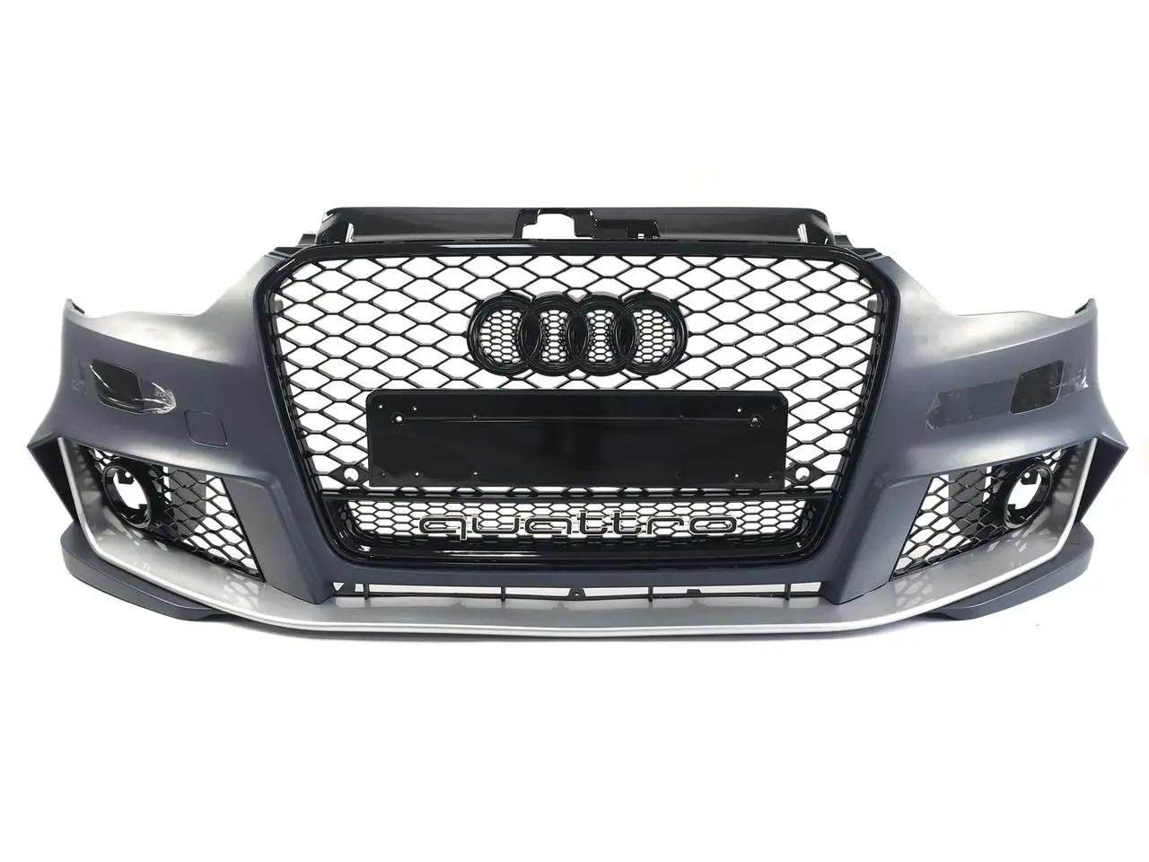 Передній бампер Audi A3 8V / S3 8 V (12-16) тюнінг обвіс стиль RS3 (під птф)