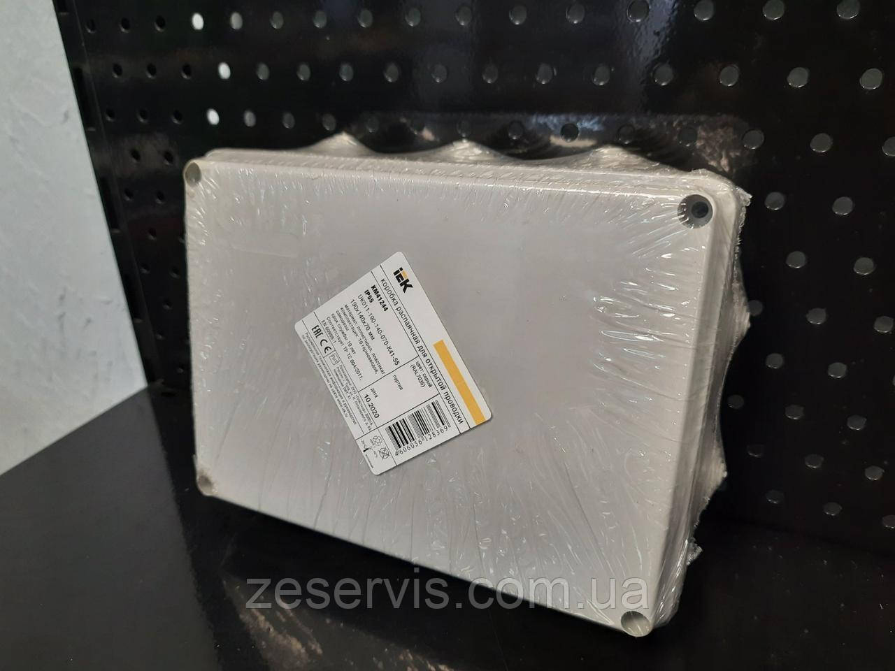 Розподільча коробка КМ41244 190x140x70 IP55, IEK, фото 1