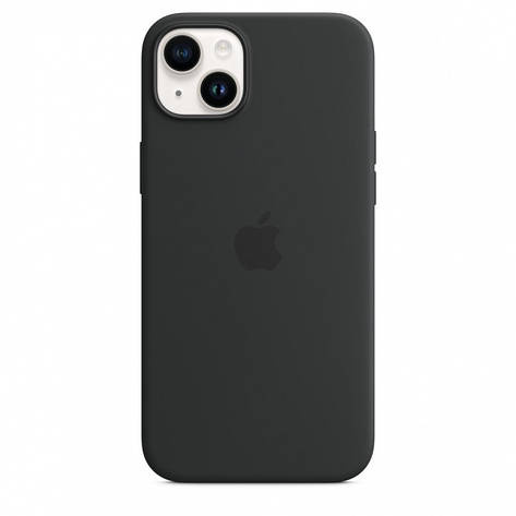 Чохол Silicone Case Premium для iPhone 14 Midnight (Black), фото 1