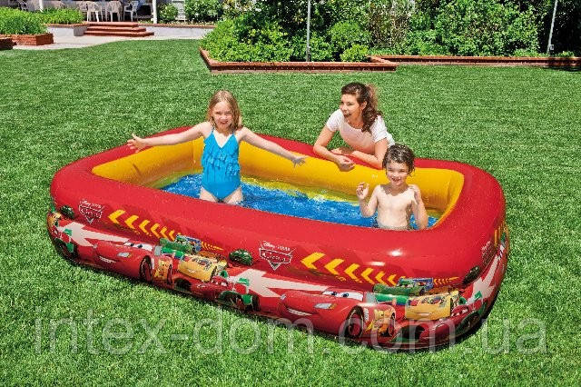 Надувний дитячий басейн "Тачки" Intex 57478