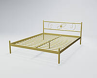 Кровать металлическая Хризантема Золото глянец 120*190 (Tenero TM)
