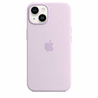 Чохол Silicone Case Premium з MagSafe для iPhone 14 Lilac 13