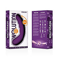 Перезаряджуваний вібратор фіолетовий Rewolution Rewocurvy | Puls69, фото 2