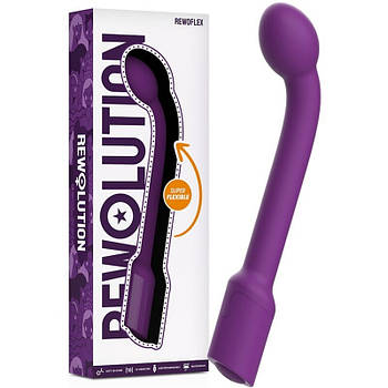 Вібростимулятор точки G фіолетовий Rewolution Rewoflex Flexible Vibrator | Puls69