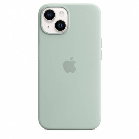 Чохол Silicone Case Premium для iPhone 14 Plus Succulent, фото 1