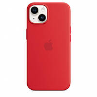 Чохол Silicone Case Premium з MagSafe для iPhone 14 Plus Red 2