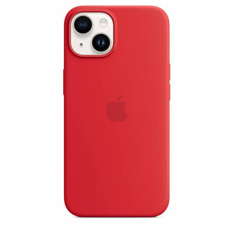 Чохол Silicone Case Premium для iPhone 14 Plus Red, фото 1