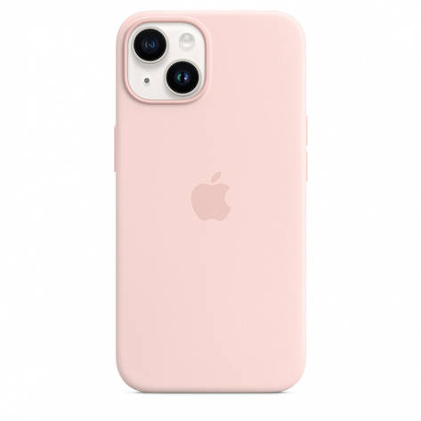 Чохол Silicone Case Premium для iPhone 14 Chalk Pink, фото 1