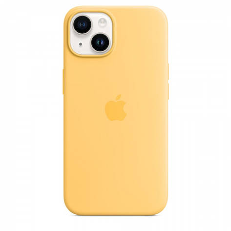 Чохол Silicone Case Premium для iPhone 14 Sunglow, фото 1